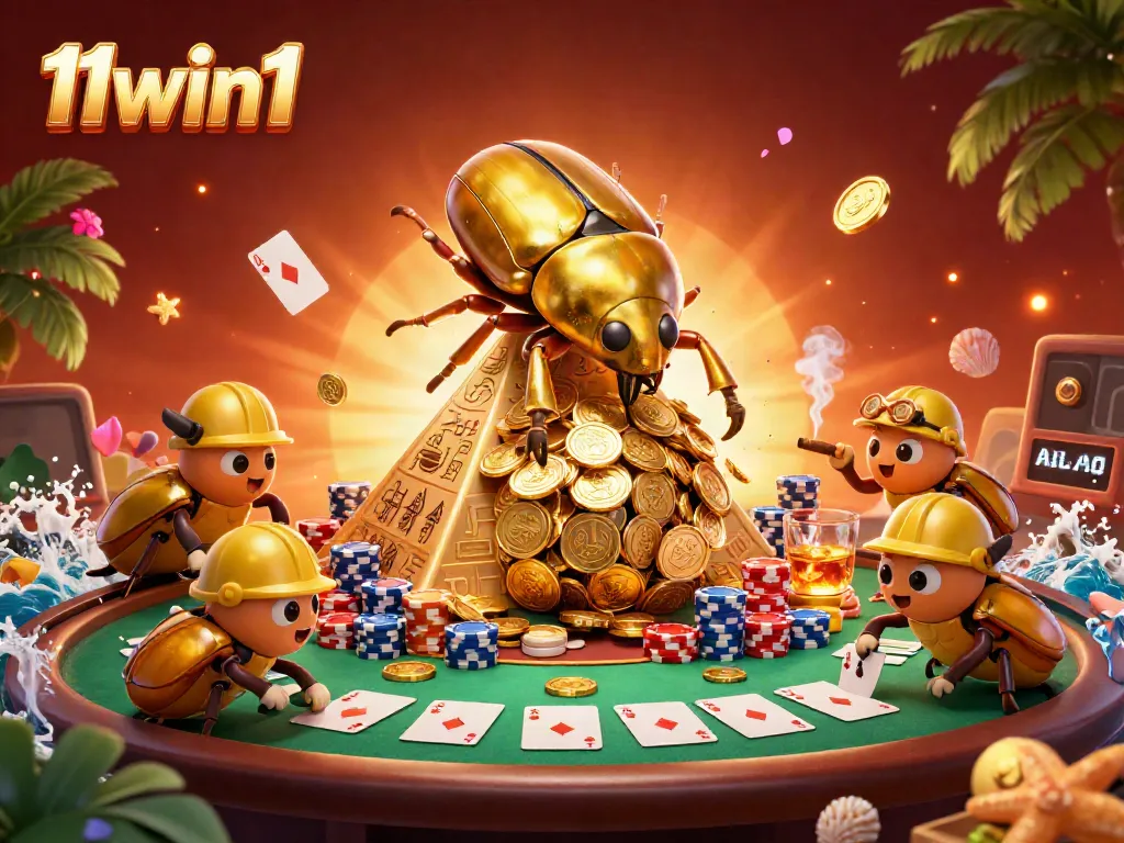Experience the excitement of 11win1 with colorful poker themes and a dazzling winning atmosphere.