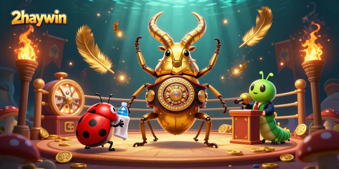 Experience the thrill of 2haywin with a dynamic 3D illustration showcasing vibrant gambling elements.