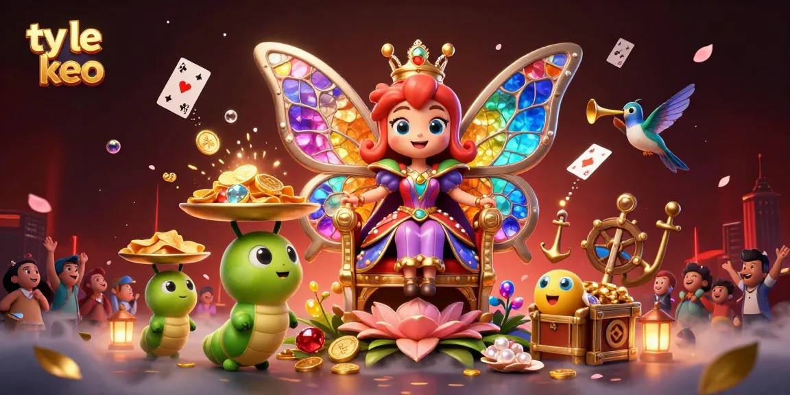 Engage with ty le keo by celebrating wins in a vibrant casino illustration.
