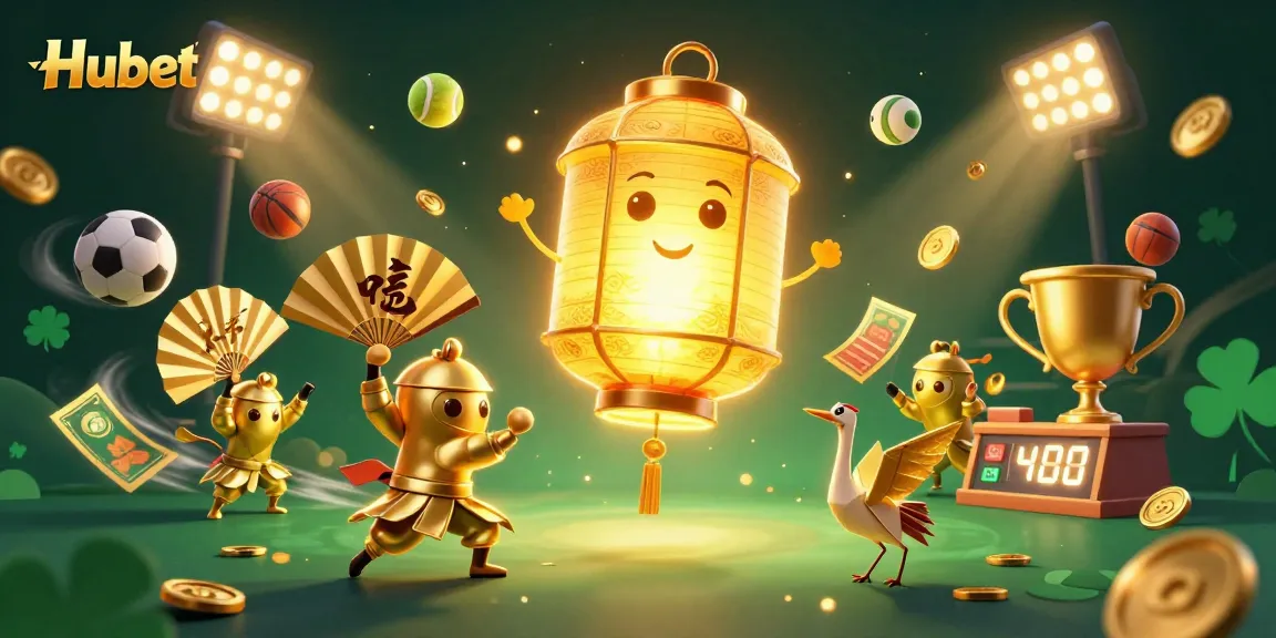 Experience the thrill at Hubet's vibrant casino with engaging games and glowing elements.