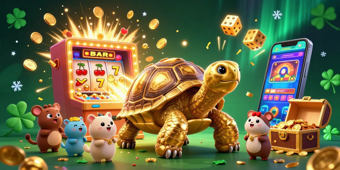 Engage with the thrilling uu88 experience through a vibrant 3D casino illustration depicting festive gaming elements.