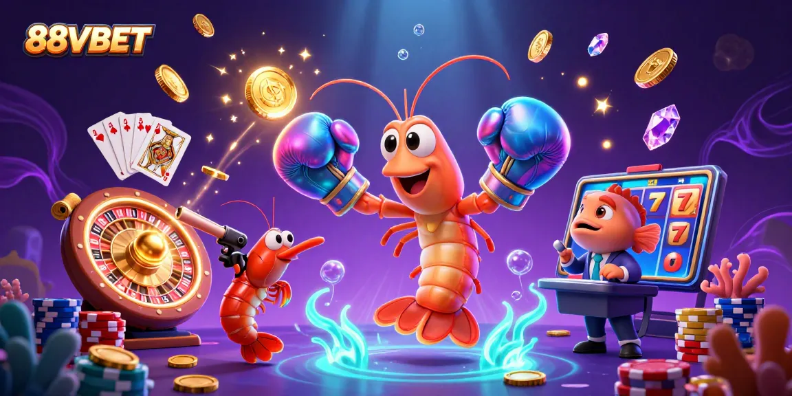 Engage in thrilling gaming with 88VBET's vibrant casino experience featuring unique characters and exciting elements.